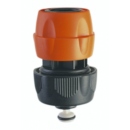 Raccord rapide à encliquer pour tuyau d'eau de diamètre 19 mm avec vanne Stop - Sodise | 18458