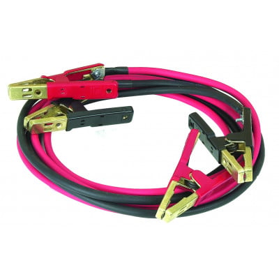 Câble cuivre section 2 x 4m50 - pinces bronze de 800 Ampères - Sodise | 04133