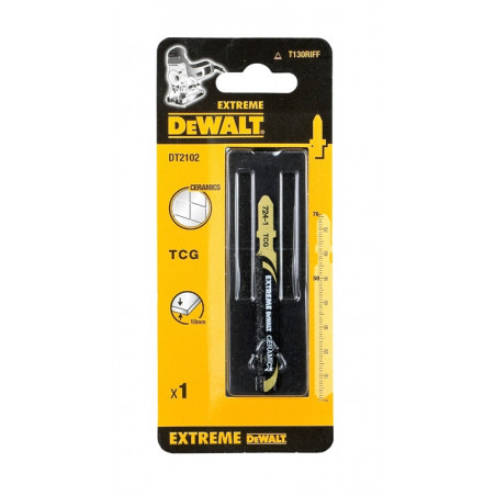 Lames scie, Céramique (T130RIFF) (1 pcs) DEWALT  DT2102
