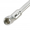 Clé à pipe débouchée CHROMEmat 20 mm - 6 x 6 pans - KSTools | 517.0420