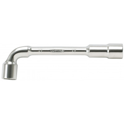 Clé à pipe débouchée CHROMEmat 21 mm - 6 x 6 pans - KSTools | 517.0421