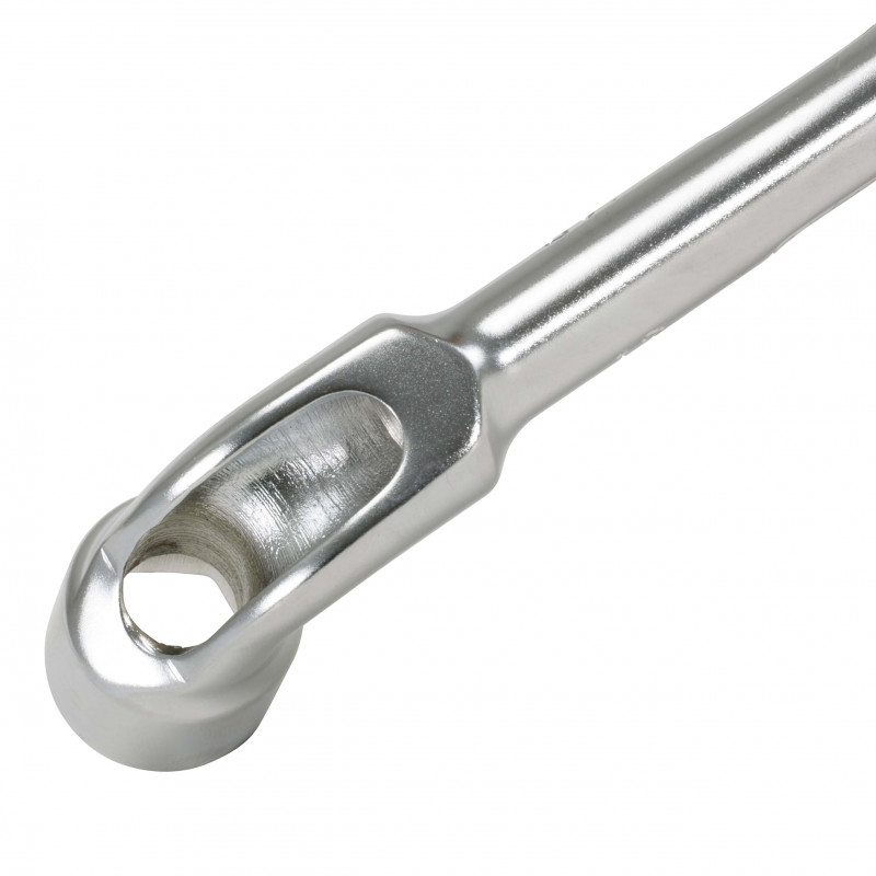 Clé à pipe débouchée CHROMEmat 23 mm - 6 x 6 pans - KSTools | 517.0423