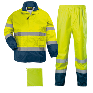 HI WAY Rainsuit hi-viz jaune/marine, 7HWRY Coverguard