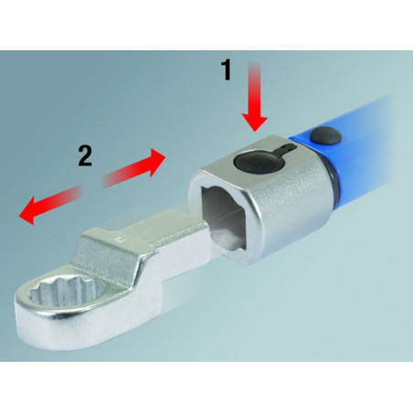 Clé dynamométrique ERGOTORQUEprécision 9 x 12 de 5-50nm Kstools | 516.1622