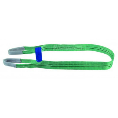 Elingue plate 2 t - 2 m x 60 mm avec boucles - Sodise | 18400