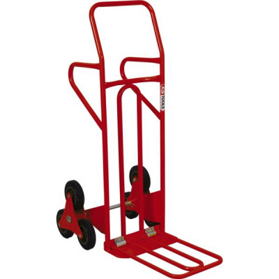 Diable spécial escalier avec bavette repliable - roues pleines. KS TOOLS | 160.0227