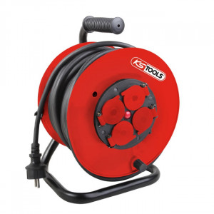 Enrouleur électrique sur touret, 3x1,5. KS TOOLS | 150.4223