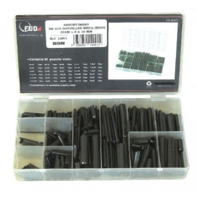 Assortiment de 315 goupilles MECANINDUS 14091 SODISE