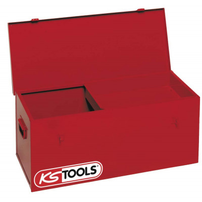 Coffre de chantier avec plateau 670x350x350 mm | KSTOOLS 999.0165