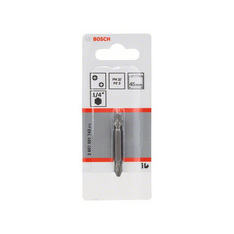 Embout de tournevis double Accessoire Bosch pro outillage 2607001743