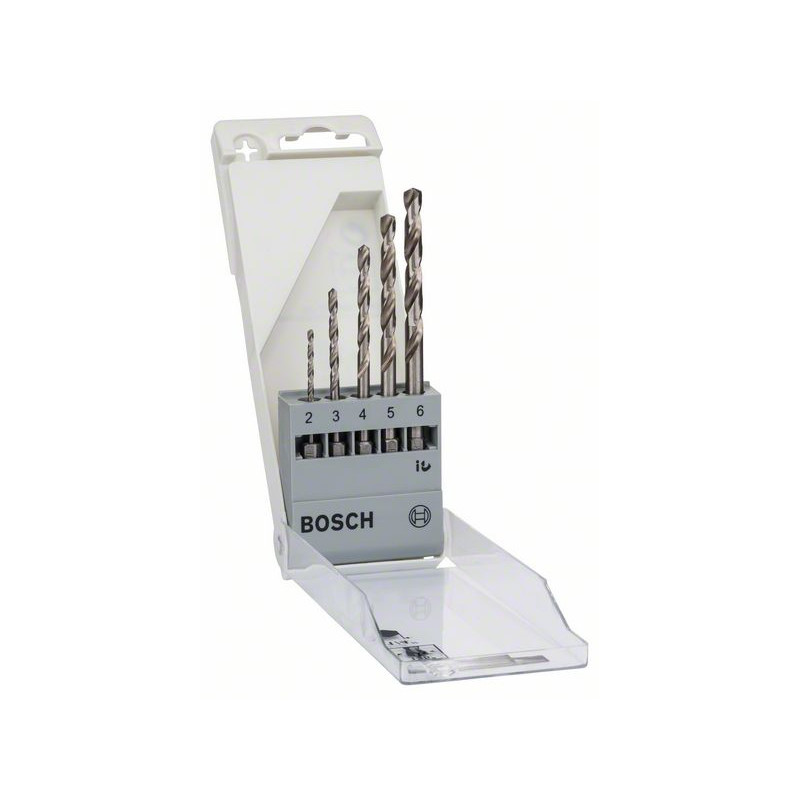 Forets à métaux HSS-G, DIN 338, jeu de 5 pièces Accessoire Bosch pro outillage 2608595517
