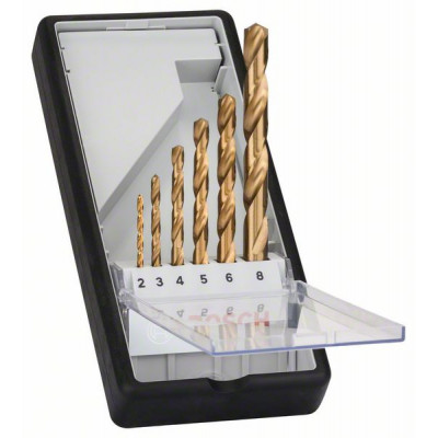 Forets à métaux Robust Line HSS-TiN 135°, set de 6 pièces Accessoire Bosch pro outillage 2607010530