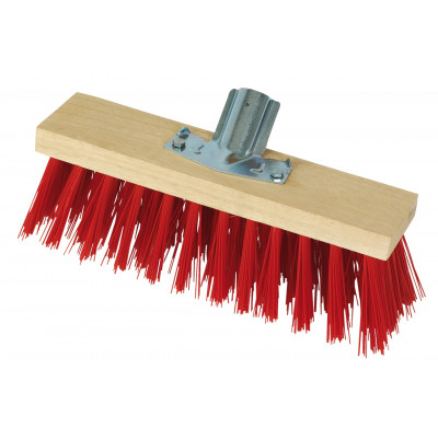 Balais de cantonnier synthétique emmanché bois - KS Tools | 146.1031
