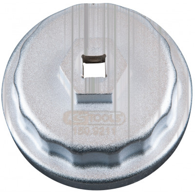 Cloche filtre à huile 3/8" 64,5mm 14 pans 3 encoches du coffret 150,9210 - KS Tools | 150.9211