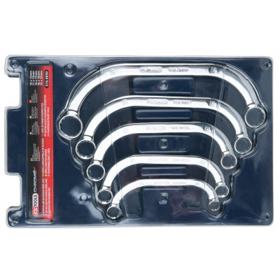 Jeu de 5 clés polygonales demi-lune KS Tools | 518.0850