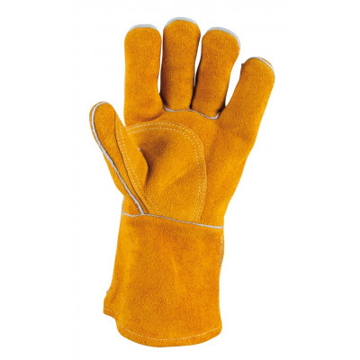 Gants de protection courts en cuir pour soudeur, M KS Tools | 985.7034