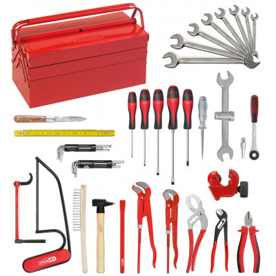 Composition d'outils Sanitaire-Chauffage en caisse métallique - 47 pièces - KS Tools | 116.0147