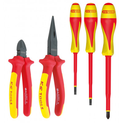 Jeu de pinces ERGOTORQUE et tournevis isolés ULTIMATE - KS Tools | 117.1106