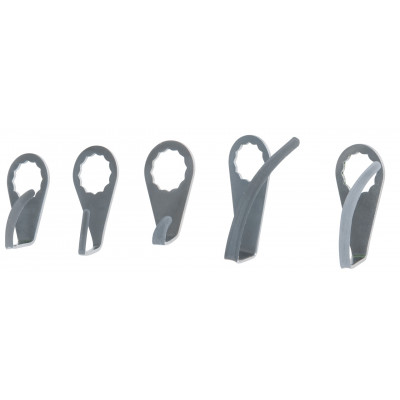 Lame de grattoir pour couteau à pare-brise, courbée, L. 36 mm - KS Tools | 515.5094