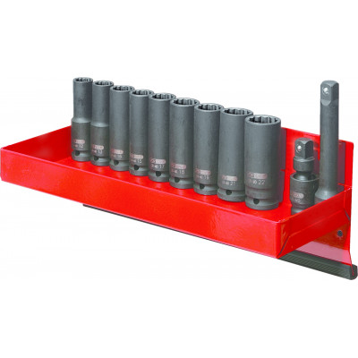 Jeu de douilles longues à chocs 1/2" 13 pcs - KS Tools | 515.1140