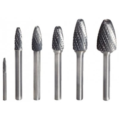 Fraise HM forme F, Ø 10mm, 65mm - KS Tools | 515.3264