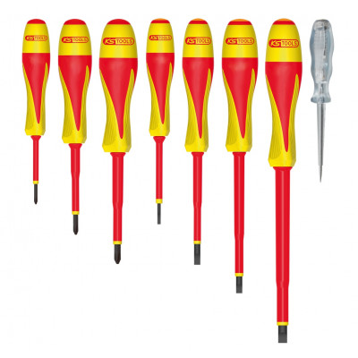 Jeu de 8 tournevis ULTIMATE isolés - KS Tools | 922.6218