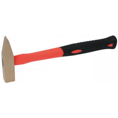 Marteau de mécanicien BRONZEplus manche tri-matière, tête 2000g, 400mm - KS Tools | 963.2025