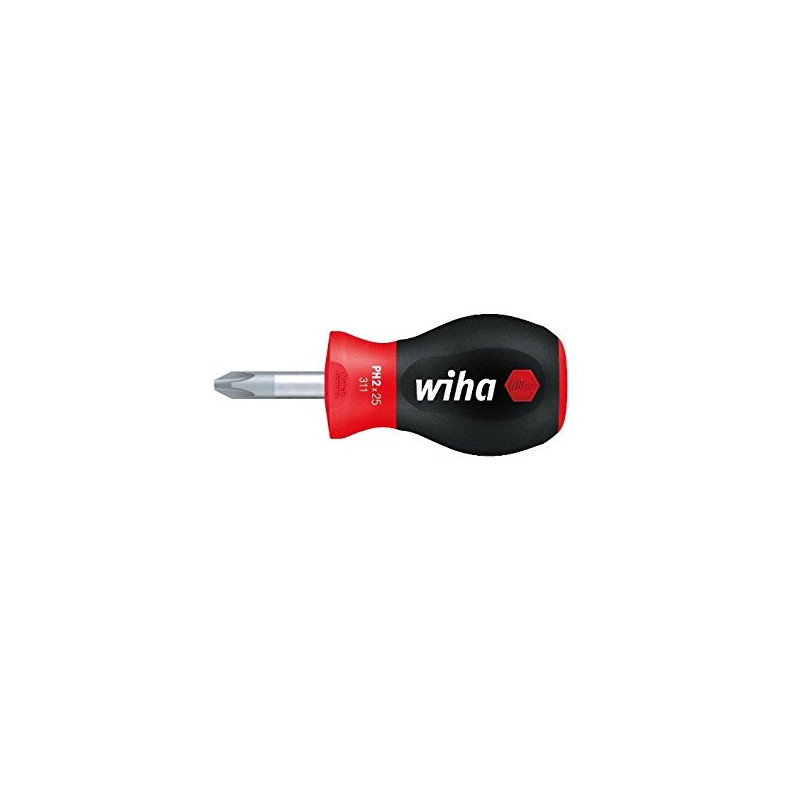 Tournevis Phillips SoftFinish® - PH 02 x 25 mm - Lame ronde - WIHA | 26969