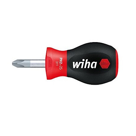 Tournevis Phillips SoftFinish® - PH 02 x 25 mm - Lame ronde - WIHA | 26969