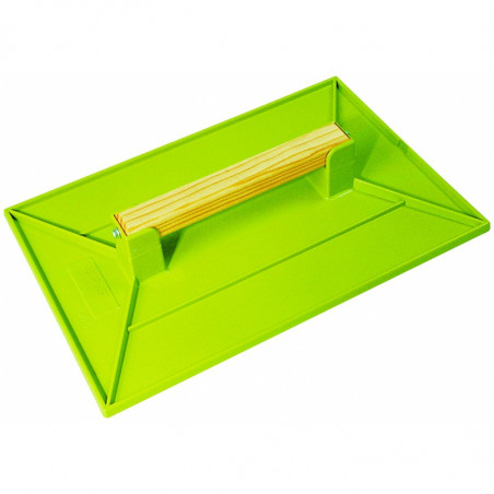 TALOCHE DE MAÇONNERIE ABS VERTE 35 X 13 RECTANGLE  - SOFOP TALIAPLAST | 300503