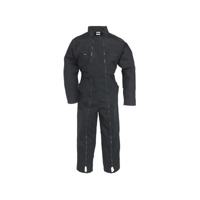 Combinaison noir 2 zips Factory - polycoton - 245 g/m2 - COVERGUARD | 74581