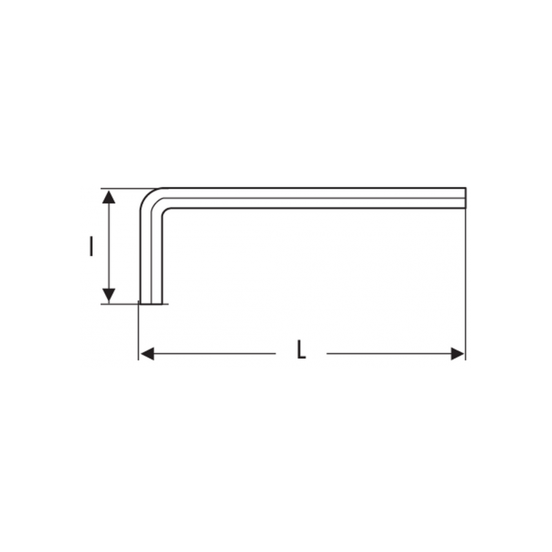 E113921 Expert Clés mâles 6 pans courtes métriques