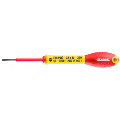 E165410 Expert Tournevis isolés 1000 Volts pour vis à fente