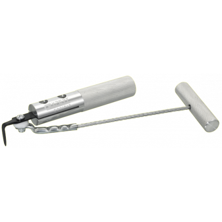 OC-PRO – Couteau à Pare-Brise Avec Poignée Aluminium & Câble Acier – Outil Pro Découpe & Démontage Vitres Collées