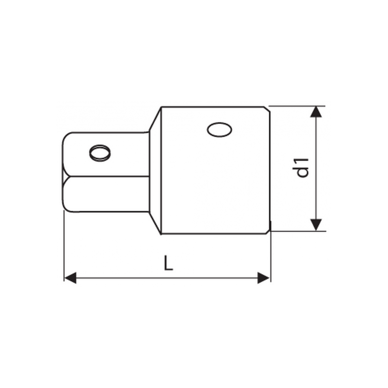 E041505 Expert Adaptateur magnétique 1/4" - 3/8"