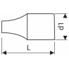E113851 Expert Douille 3/8" porte-embouts 1/4"