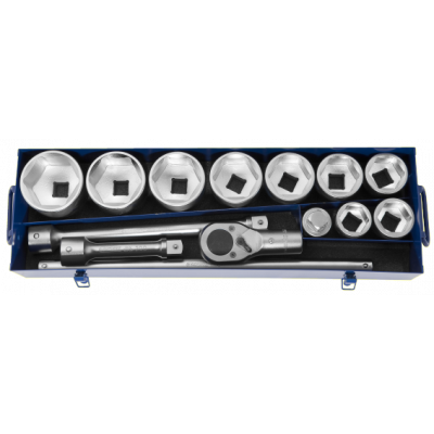 E034701 Expert Coffret cliquet douilles 1'' - 14 pièces