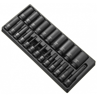 E041644 Expert Module de douilles longues impact 1/2" - 25 pièces