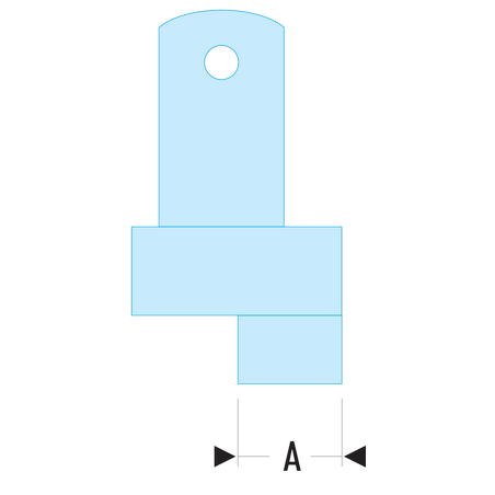 118.EC5 Facom 118.EC - Jeux de 2 ergots de rechange pour clé 118A