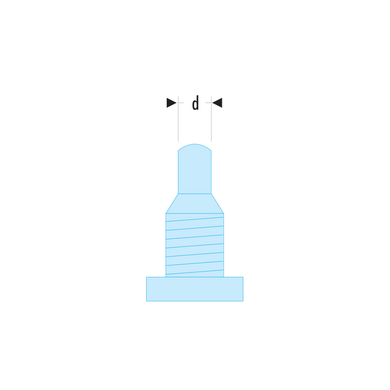126.E35 Facom 126.E - Jeux de 2 ergots de rechange pour clés 126A