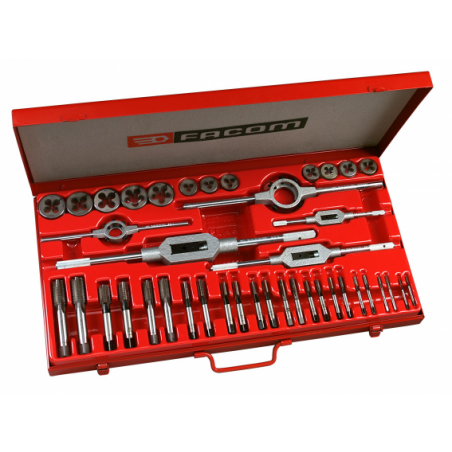 Coffret Pro De 40 Filières Et Tarauds – De 3 à 12 Mm, Silverline 13722, Pour Tous Vos Filetages