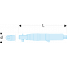 VR.J254 Facom Cliquet 3/8" "Mini"