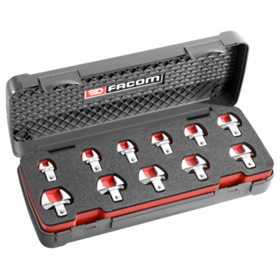 10.J11 Facom Coffret d'embouts 9 x12 mm fourche métriques