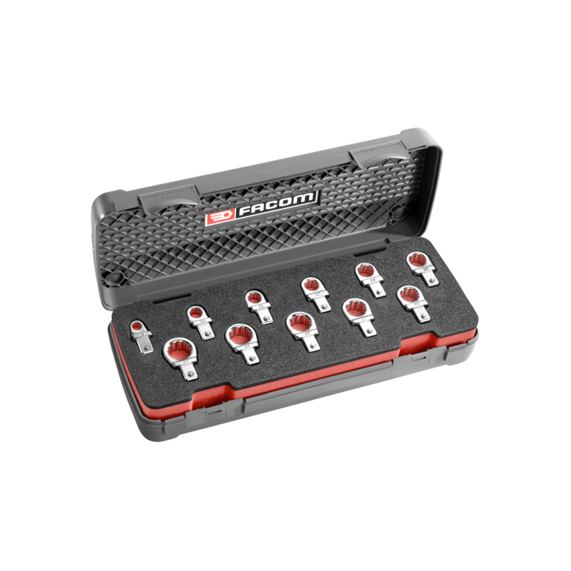 12.J11 Facom Coffret d'embouts 9 x12 mm polygonaux métriques