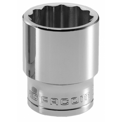 S.12 Facom S - Douilles 1/2" 12 pans métriques