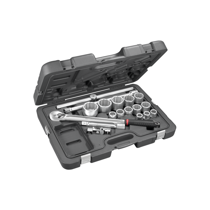 KL.501 Facom Coffret douilles 3/4'' 12 pans métriques