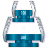 U.320 Facom Extracteur pour prise extérieure grande capacité - 20 t