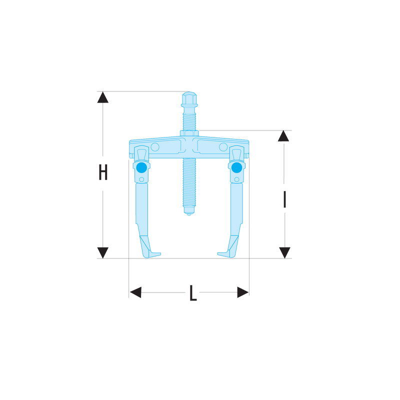 U.301 Facom U.301 - Extracteurs auto-serrants pour prise extérieure griffes fines