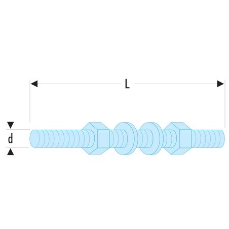 U.53KL0-02 Facom U.23K-U.53RL - Tirants de rechange pour potence