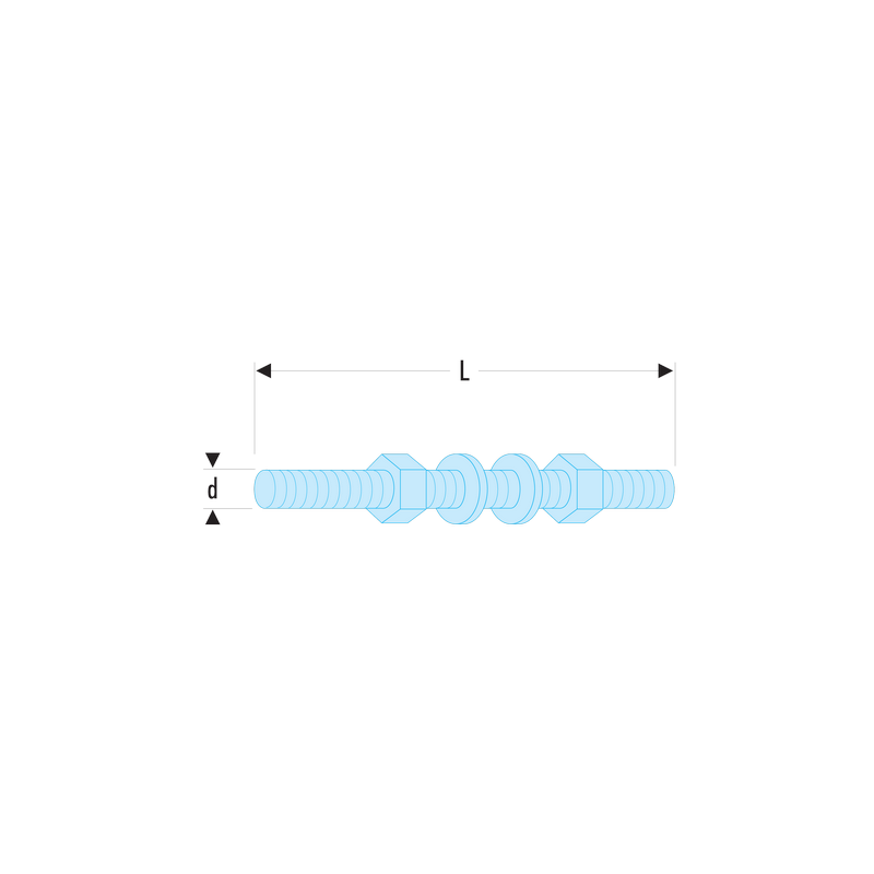 U.53R1L Facom U.23K-U.53RL - Tirants de rechange pour potence